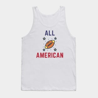 CW All American - Football Tank Top